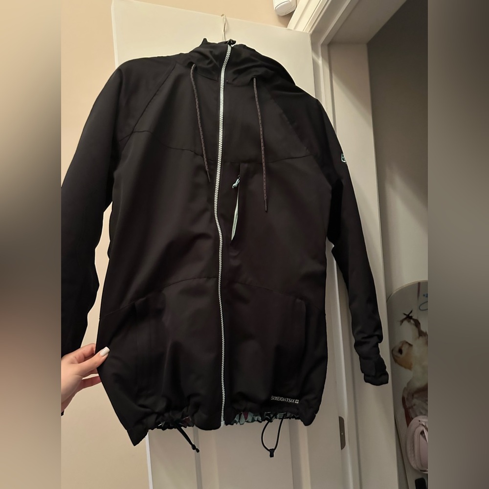 686 warm Black Softshell snow Jacket - image 1